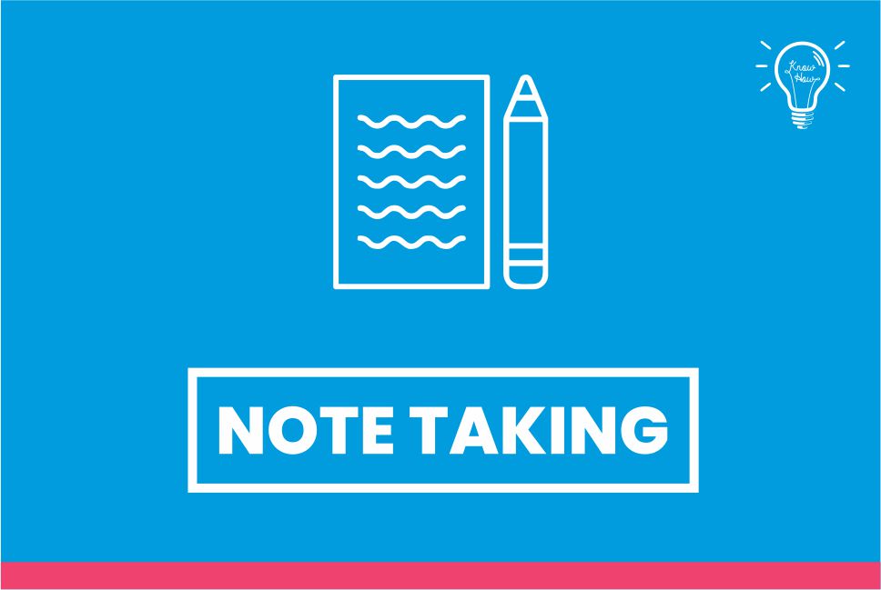 note taking