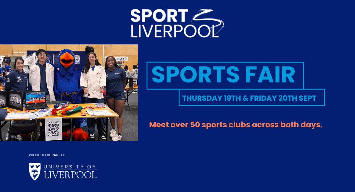 Sports fair, Thursday 19th and Friday 20th September